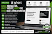 build ghost newsletter, ghost website ghost cms ghost blog and email automation
