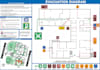 design fire emergency evacuation plan, map diagram