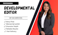 give a professional developmental edit for your romantic suspense novel