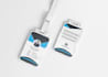 professional id card, employee badge and company identity