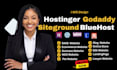 design bluehost hostinger godaddy siteground fix error wordpress website design