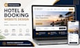design modern hotel and booking website