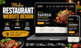 build a modern restaurant website with ordering and reservations