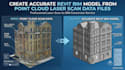 create accurate revit bim model from point cloud laser scan data files