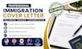 write a persuasive immigration cover letter for your visa