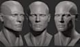 sculpt realistic 3d head model, 3d face, 3d bust sculpture stl for 3d printing