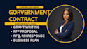 write government contract proposals and design capability statements