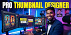 design professional youtube thumbnails and posters