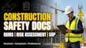 prepare professional risk assessment and method statement rams