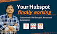 implement, set up, and integrate hubspot CRM