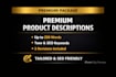 create clear and concise product descriptions for any platform
