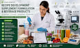 food scientist, recipe development, supplement formulation and beverage products
