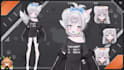 draw male and female 2d v tuber model, 2d vtuber model, anime vtuber rigging