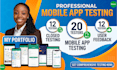 provide 12 testers closed testing 20 testers mobile app testing 12 testers