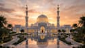 design realistic 3d mosque exterior and interior visualization