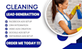 cleaning leads generation, cleaning facebook ads, cleaning google ads, video ads