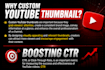 design eye catching high CTR youtube thumbnails