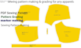 do PDF sewing pattern, grading to garments or clothing store