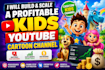 build and scale a profitable kids youtube cartoon channel