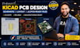 design kicad pcb layout, schematic and jlcpcb ready files