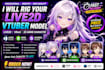 rig your live2d vtuber 3d anime character model vroid cheap and quick