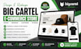 design redesign big cartel e commerce store fix bug issues product listing