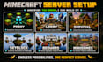 setup your minecraft server with plugins, config and maps