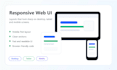 build responsive HTML CSS javascript websites
