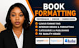 do book formatting, book layout design,book typesetting