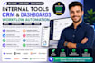 build internal tools CRM dashboards workflow automation with weweb glide adalo