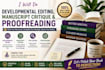 do developmental editing manuscript critique and proofreading