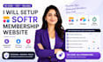 setup softr membership website airtable  app integration data automation no code