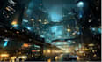 make cyberpunk city illustrations