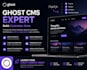 build ghost cms website customize ghost theme ghost newsletter setup ghost blog
