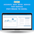accurate data entry PDF image to excel cell check
