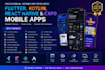 develop flutter, kotlin, react native and expo mobile apps