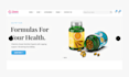 design supplement website  supplement store   supplement shopify peptide store