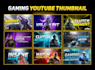 design attractive eye catchy youtube thumbnail for you