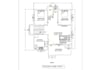 redraw a 2d architectural floor plan blueprint and autocad