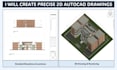 draft your sketches into autocad 2d