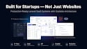 build a laravel saas web application with API and dashboard