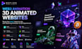 create web3 animation website lottie rive threejs webgl gsap spline crypto nft