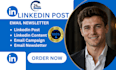 ghostwrite linkedin content email newsletter ghostwrite post email campaign