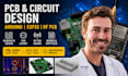 pcb, circuit design, arduino, esp32, rf pcb, gerber and step files