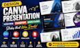 design canva presentation pitch deck powerpoint googleslides canva ppt slideshow