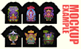 draw illustration for your tshirt band