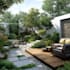 create your front garden backyard patio landscape design