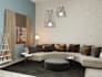 design and render living rooms and bedrooms