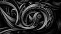custom an abstract black tattoo design