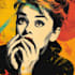 design a vibrant and creative pop art